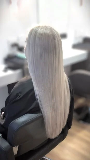Blonde extensions